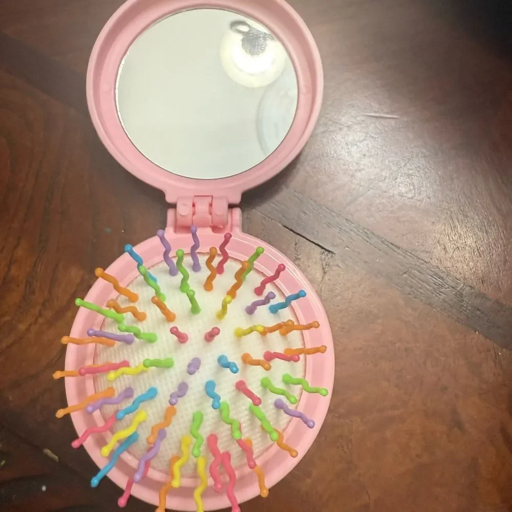 New labubu pink character  Compact Mirror / brush